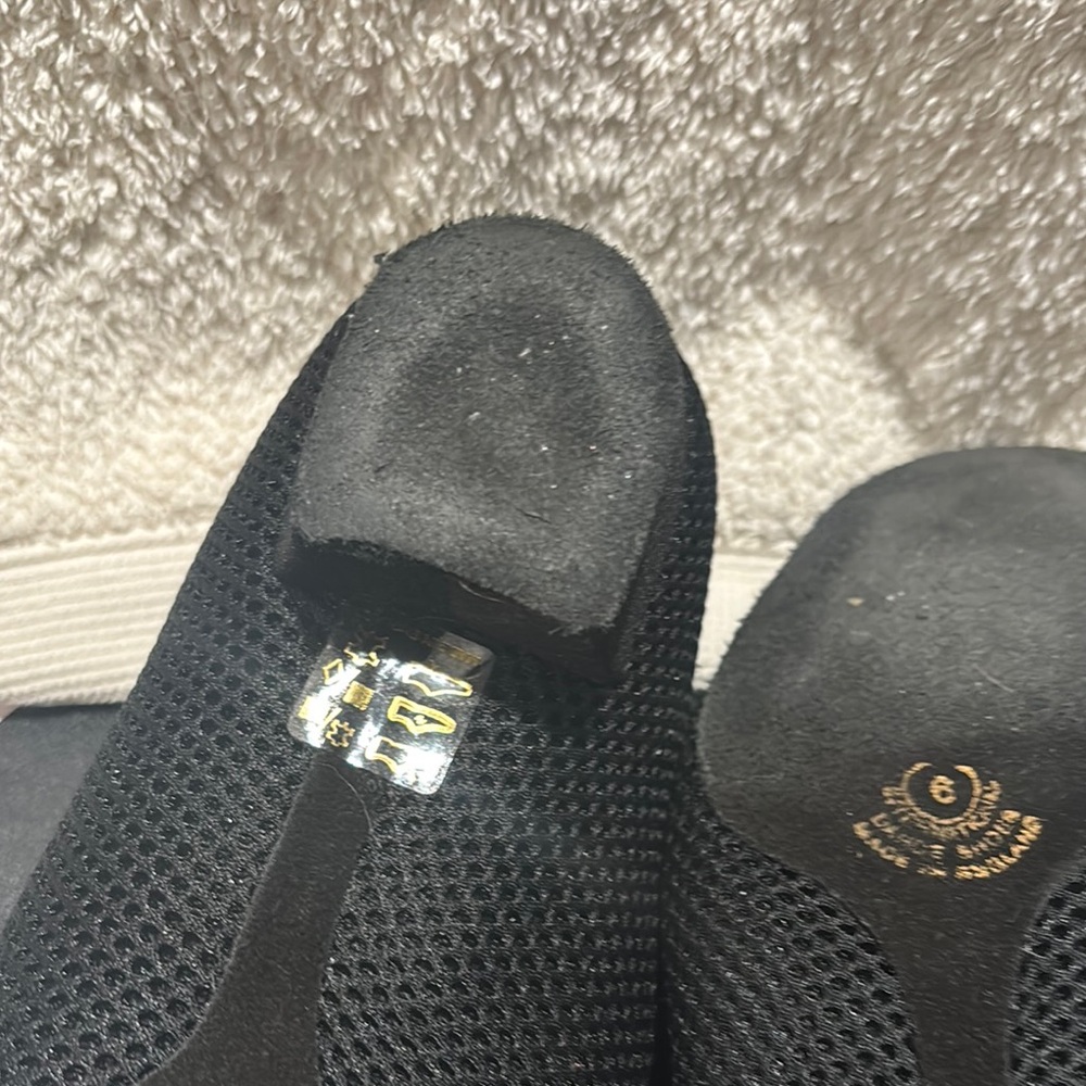 Black Mesh Practice Dance Shoes - Picture 5 of 7